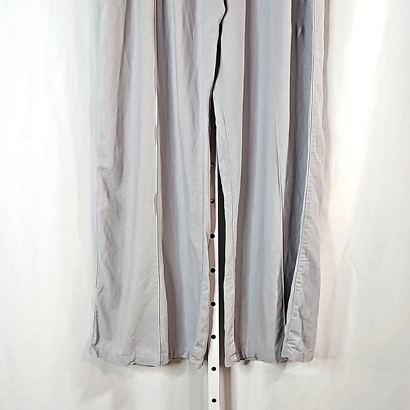Gray Linen Wide Leg Pants Size 1X Tall - Picture 5 of 6